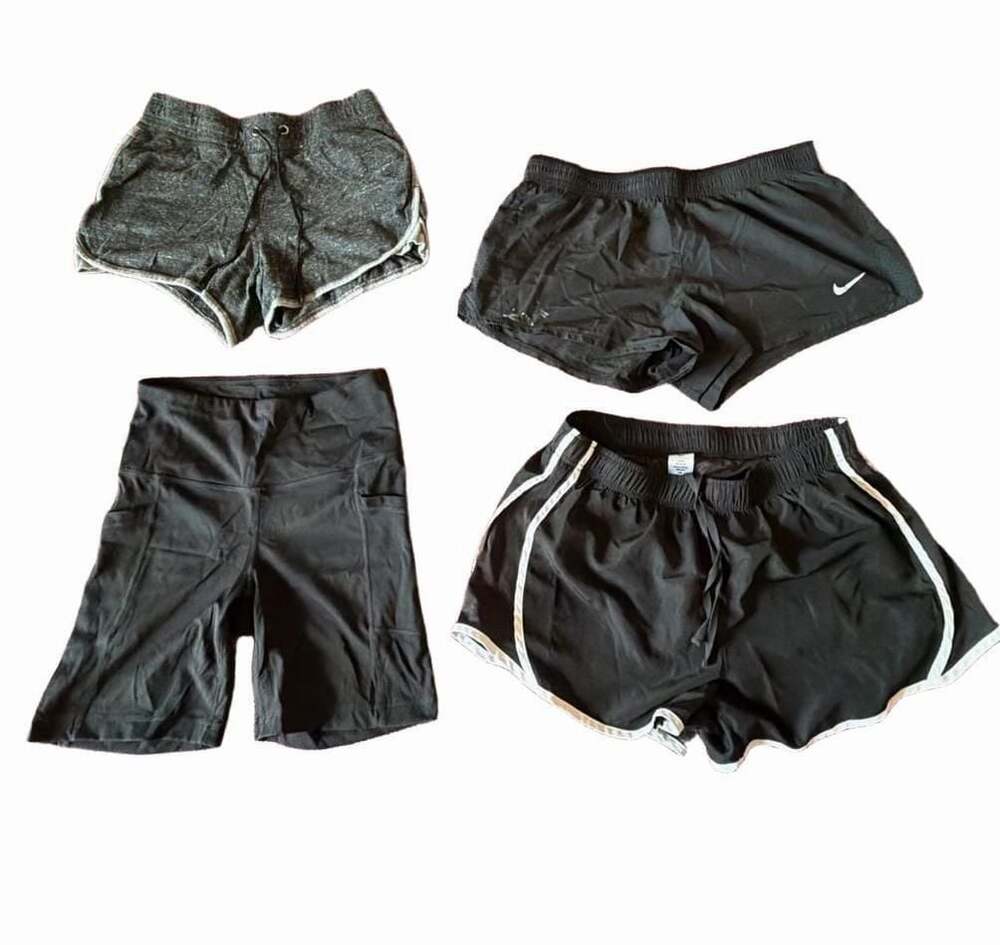 Lot of 4 Women's Athletic Shorts Bike and Running Shorts Mix